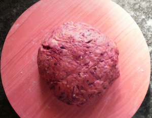 Dough for beetroot paratha